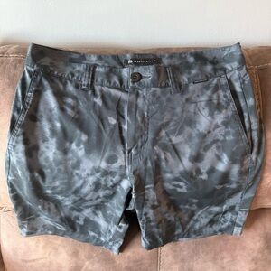 Travis Mathew Black Shorts with Subtle Gray Tint